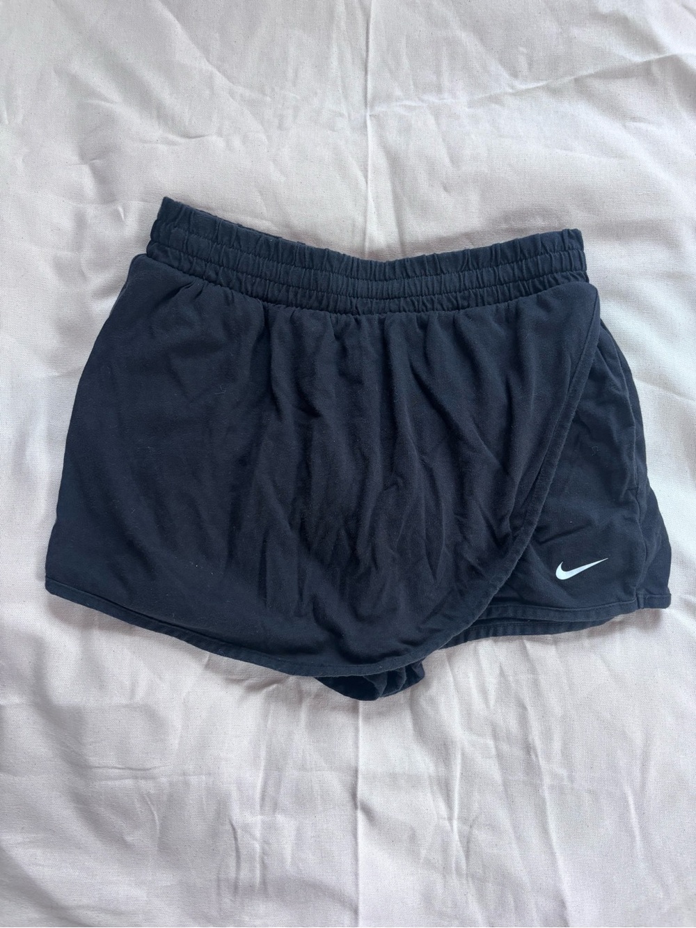 Nike Black Kid's Athletic Skort with White Swoosh
